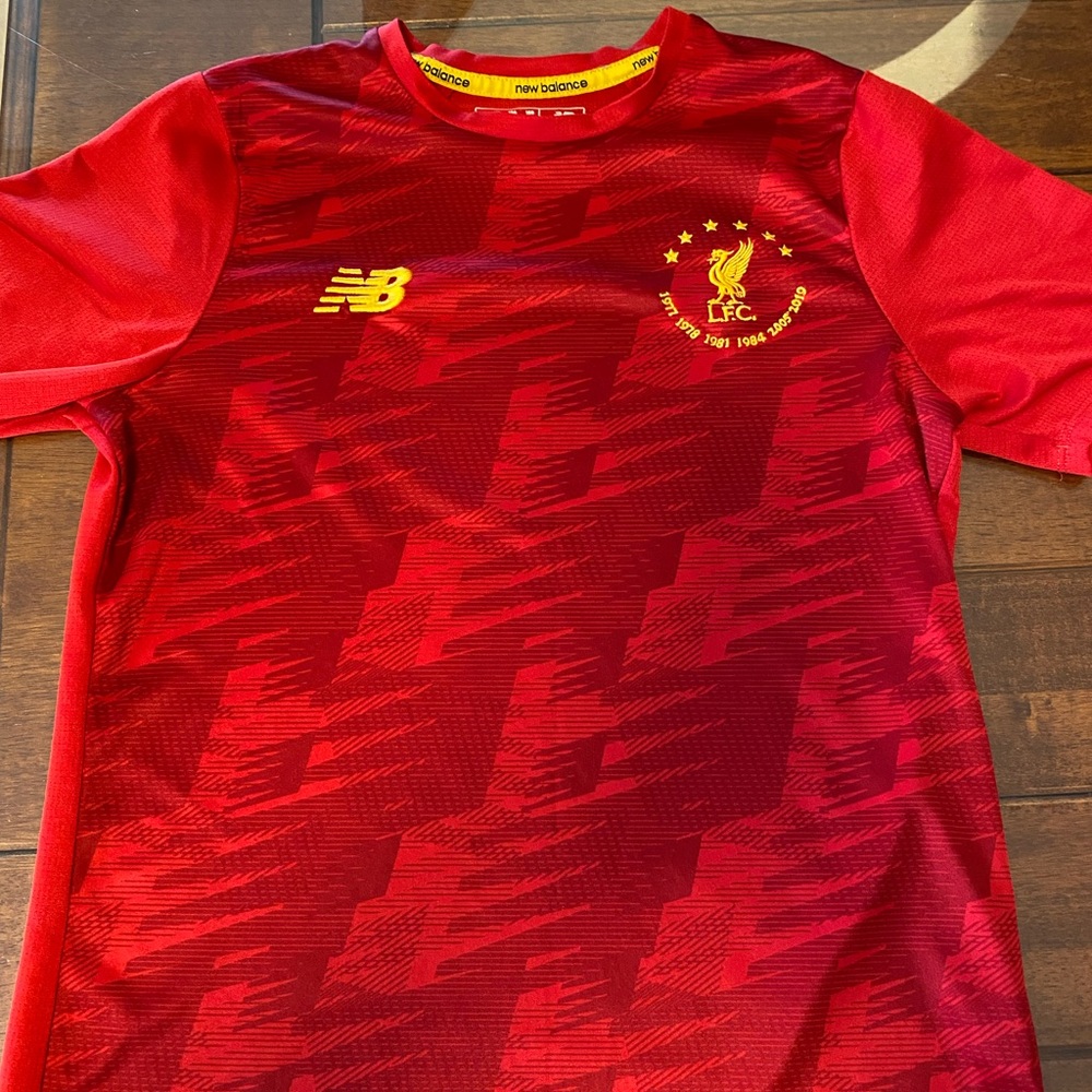 Boys New Balance Liverpool Futbol Club Dry Fit Shirt (YXL)